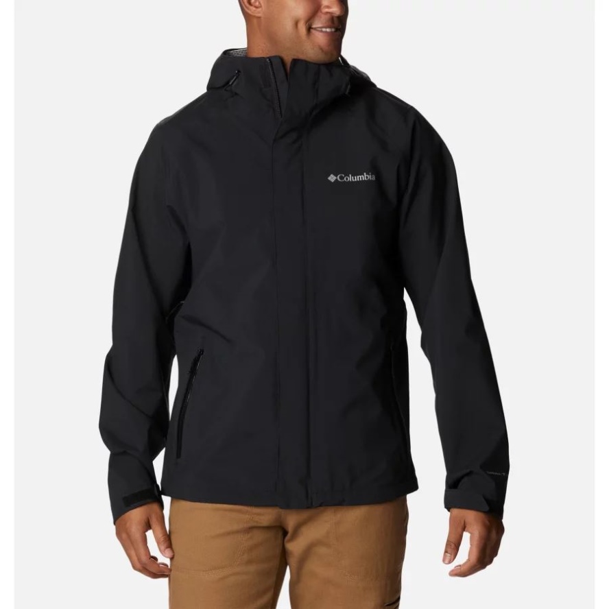 Men's Earth Explorer Shell Jacket Columbia Sale Black