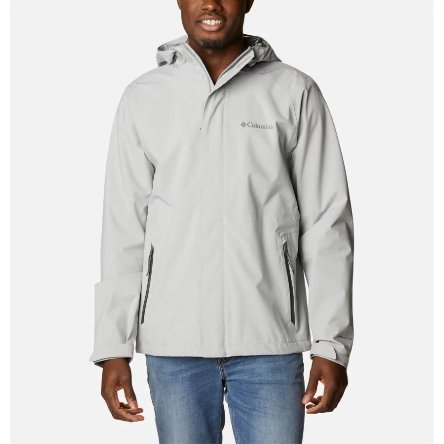 Men's Earth Explorer Shell Jacket Columbia Sale Grey Columbia Sale