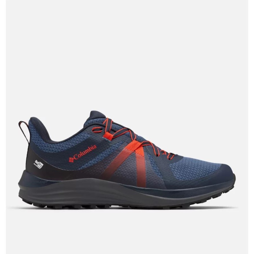 Men's Escape Pursuit Waterproof Walking Shoe Abyss/Bold Orange Columbia Sale