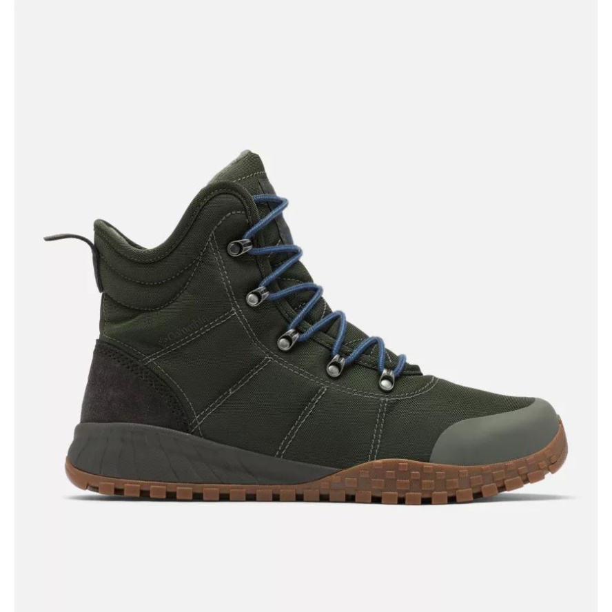 Men's Fairbanks Omni-Heat Boot Gravel/Dark Moss Columbia Sale