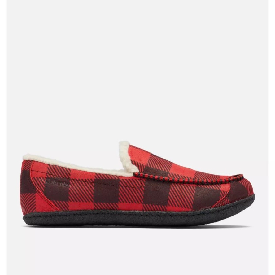 Men's Fairhaven Slipper Columbia Sale Mountain Red/Black