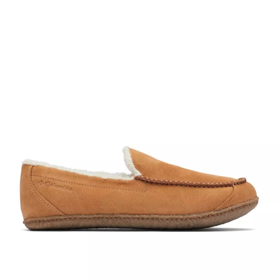 Men's Fairhaven Slipper Elk/Dark Brown Columbia Sale
