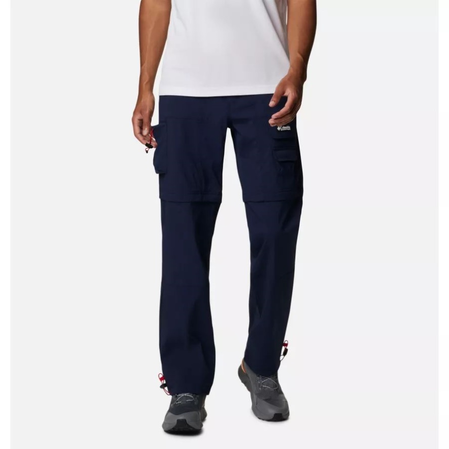 Men's Field Creek Convertible Cargo Pants Columbia Sale Collegiate Navy