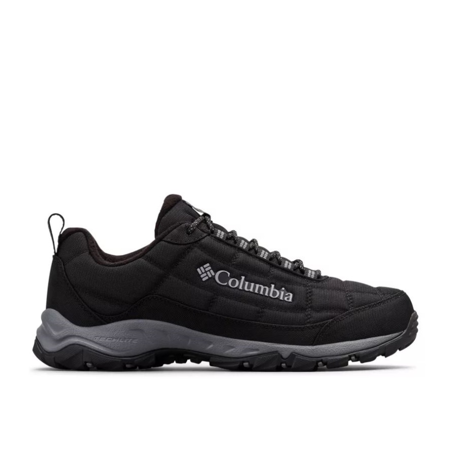 Men's Firecamp Fleece Lined Shoe Columbia Sale Black/Ti Grey Steel