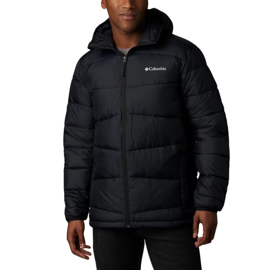 Men's Fivemile Butte Hooded Jacket Active Fit Columbia Sale Black