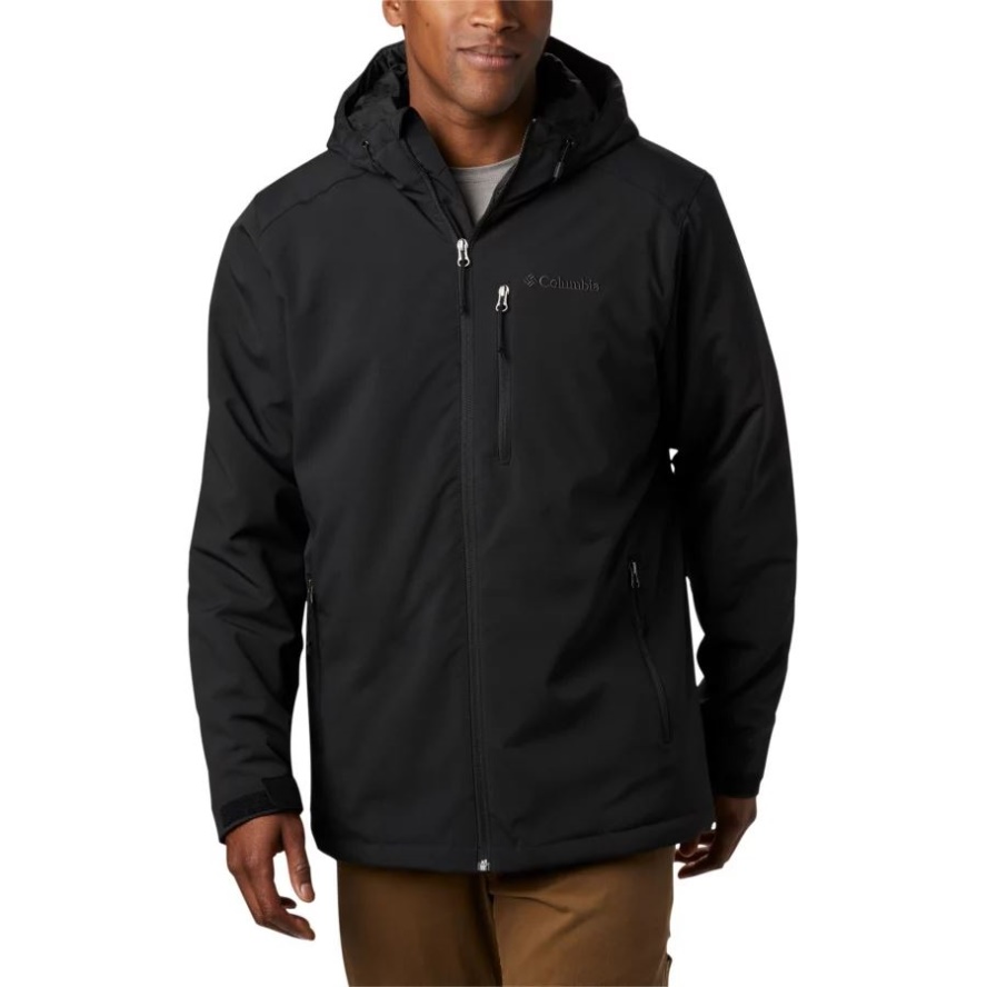 Men's Gate Racer Insulated Softshell Jacket Columbia Sale Black