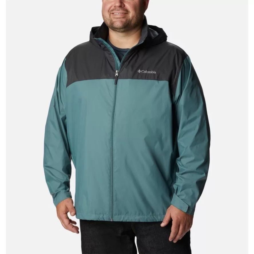 Men's Glennaker Lake Rain Jacket Big Columbia Sale Metal/Shark