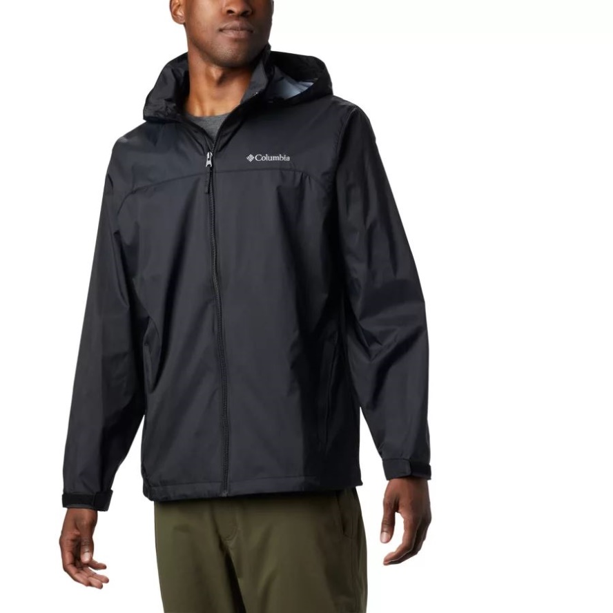 Men's Glennaker Lake Rain Jacket Tall Black Columbia Sale
