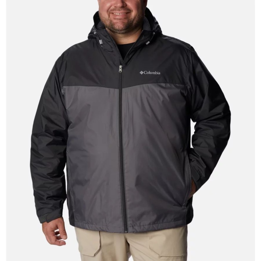 Men's Glennaker Sherpa Lined Jacket Big Shark/City Grey Columbia Sale