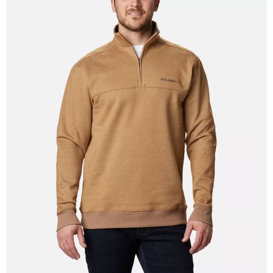 Men's Hart Mountain II Half Zip Sweatshirt Delta Columbia Sale