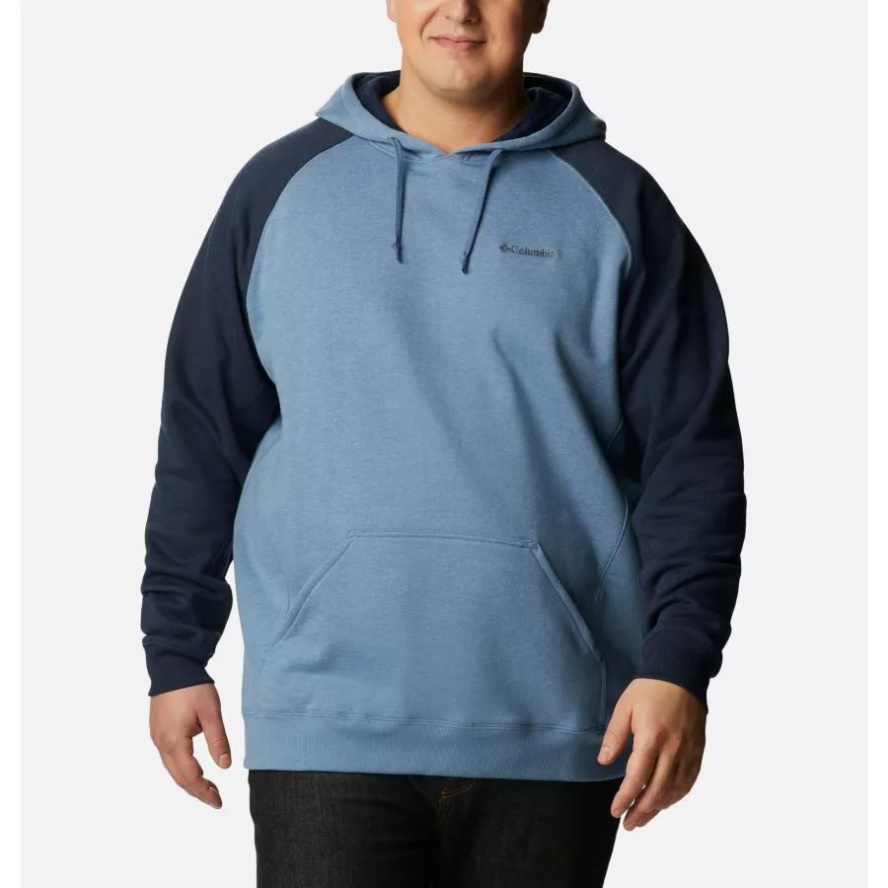 Men's Hart Mountain II Hoodie Big Columbia Sale Bluestone Heather