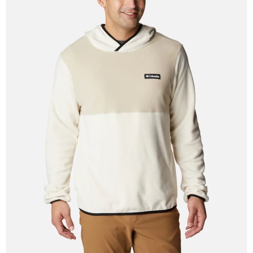 Men's Haven Hills Hoodie Chalk/Ancient Fossil/Black Columbia Sale