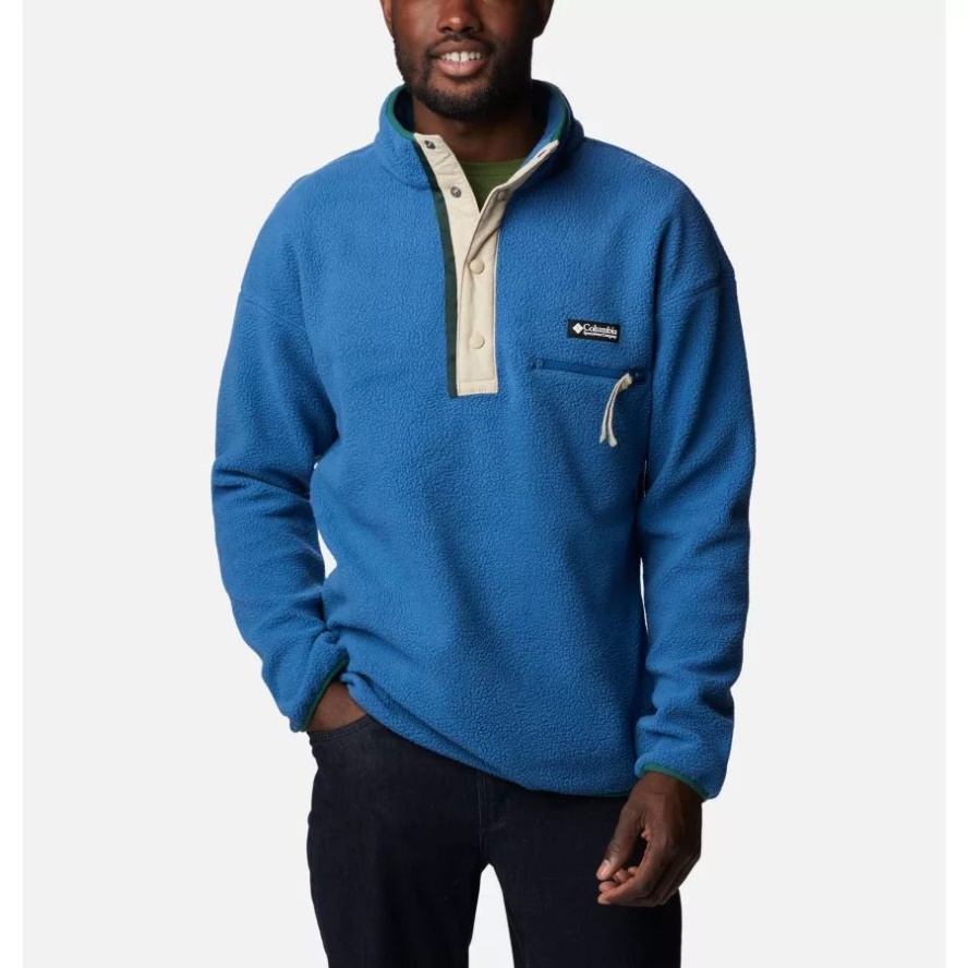 Men's Helvetia Streetwear Fleece Impulse Blue Columbia Sale