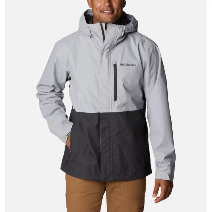 Men's Hikebound Waterproof Shell Walking Jacket Columbia Sale Grey/Shark Columbia Sale