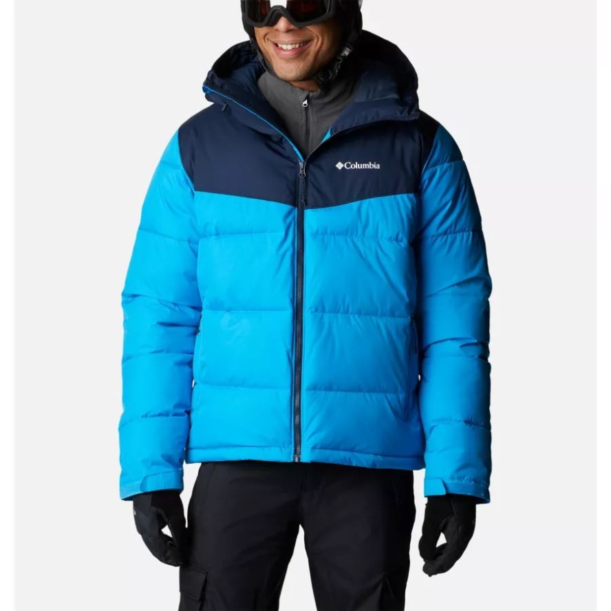 Men's Iceline Ridge Jacket Columbia Sale Compass Blue/Collegiate Navy