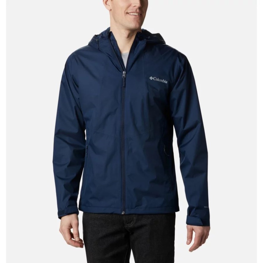 Men's Inner Limits II Waterproof Jacket Columbia Sale Collegiate Navy
