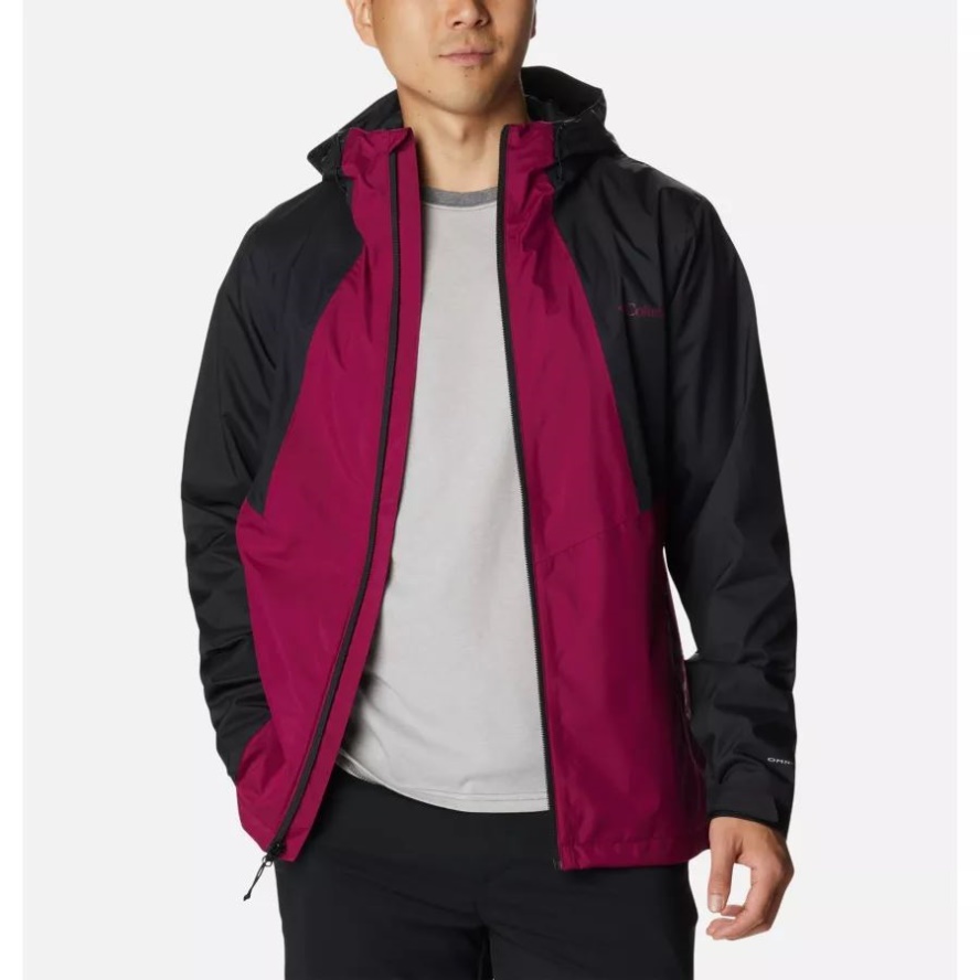 Men's Inner Limits II Waterproof Jacket Red Onion/Black Columbia Sale