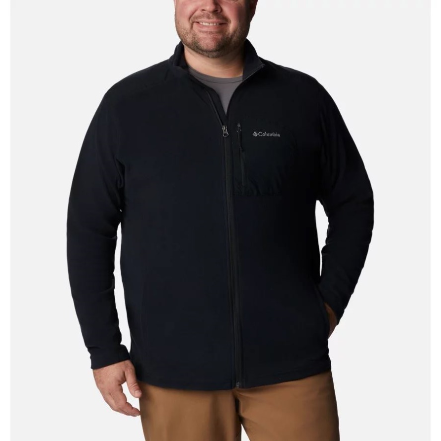 Men's Klamath Range Fleece Jacket Extended Size Columbia Sale Black