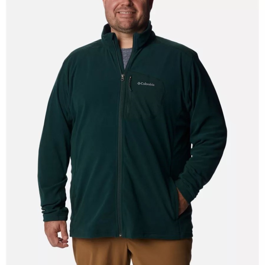 Men's Klamath Range Fleece Jacket Extended Size Spruce Columbia Sale