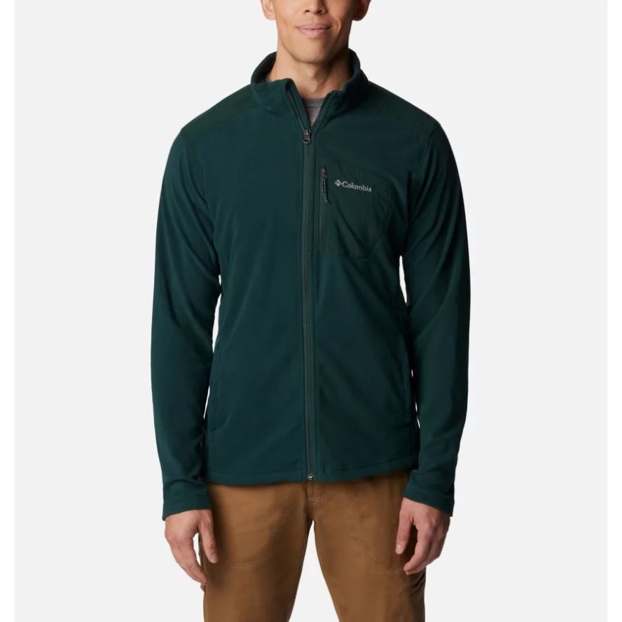 Men's Klamath Range Fleece Jacket Spruce Columbia Sale