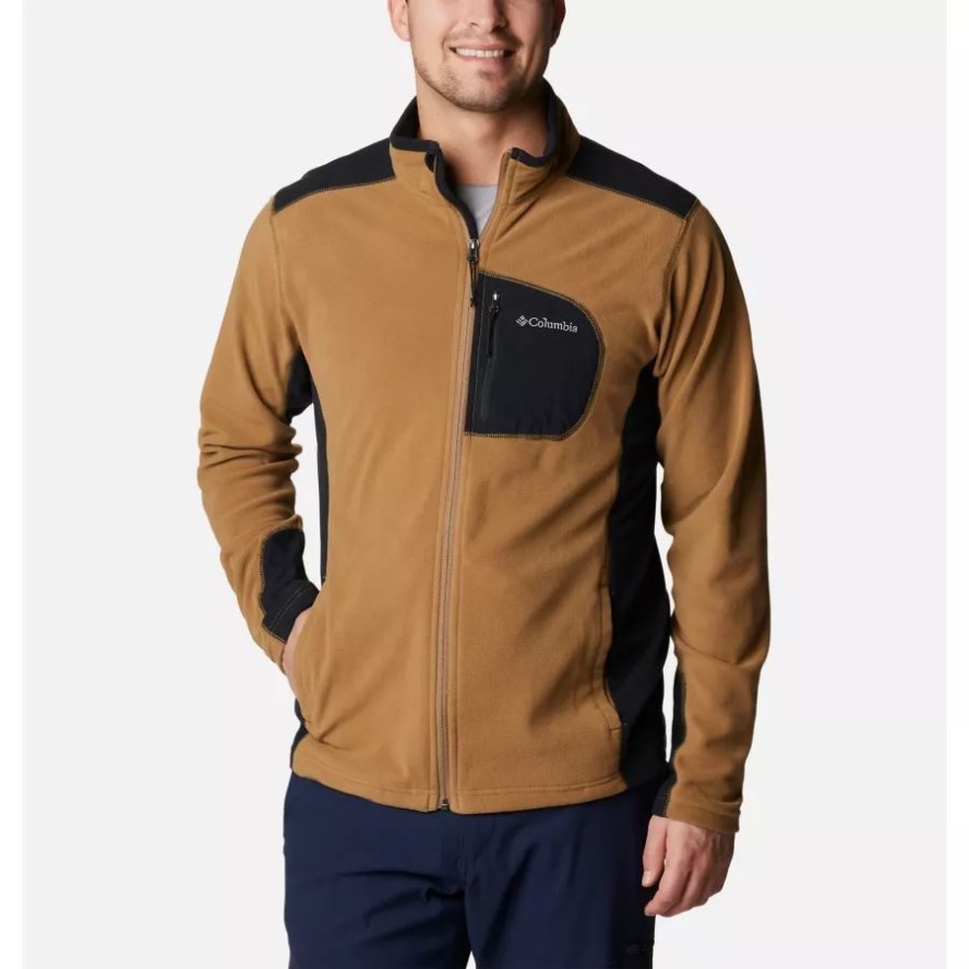Men's Klamath Range Full Zip Fleece Jacket Delta/Black Columbia Sale