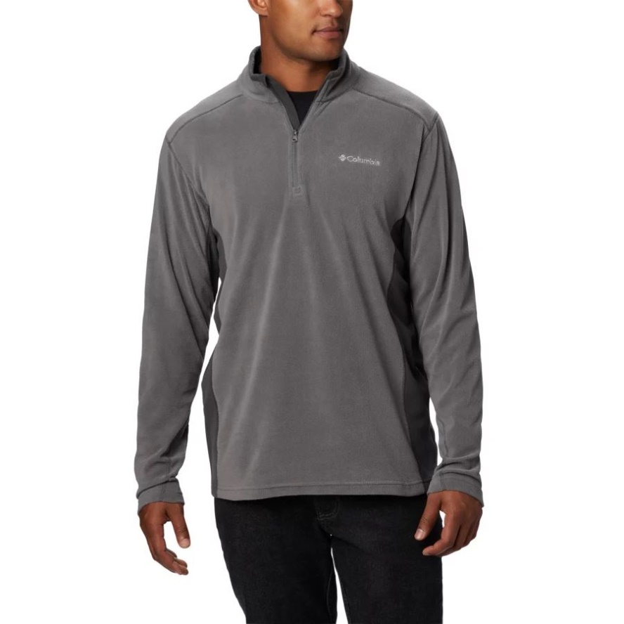 Men's Klamath Range II Half Zip City Grey/Shark Columbia Sale