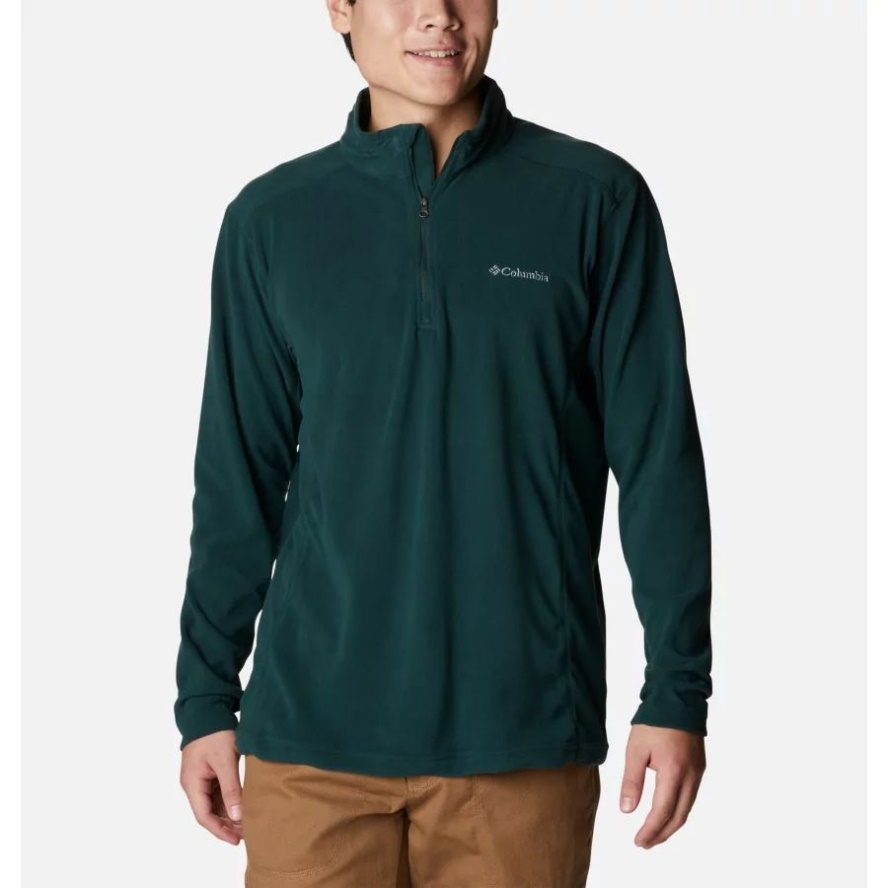 Men's Klamath Range II Half Zip Fleece Pullover Columbia Sale Spruce