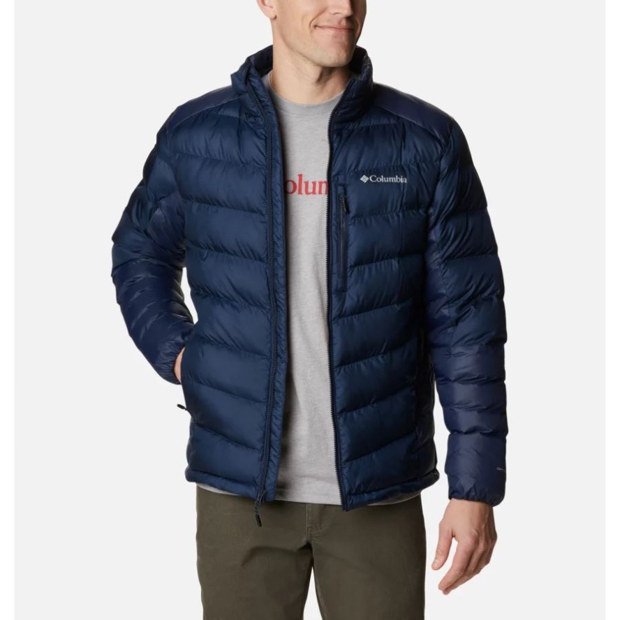 Men's Labyrinth Loop Insulated Jacket Columbia Sale Collegiate Navy