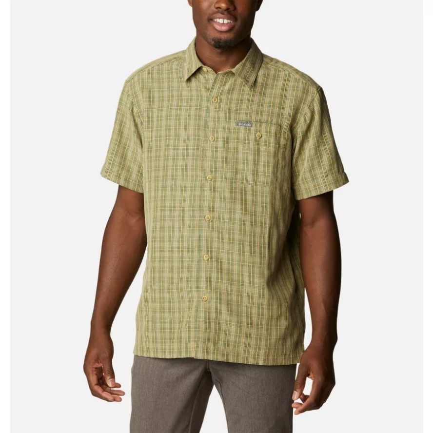 Men's Lakeside Trail Short Sleeve Columbia Sale Savory Madras Gingham