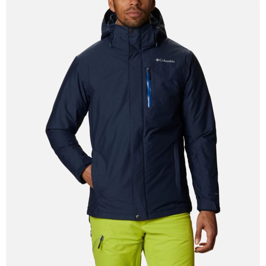 Men's Last Tracks Insulated Ski Jacket Collegiate Navy Melange Columbia Sale