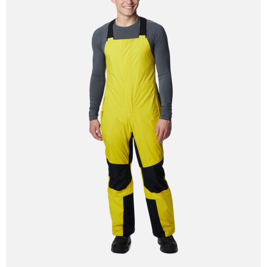 Men's M Iceventure Waterproof Ski Bib Laser Lemon/Black Columbia Sale