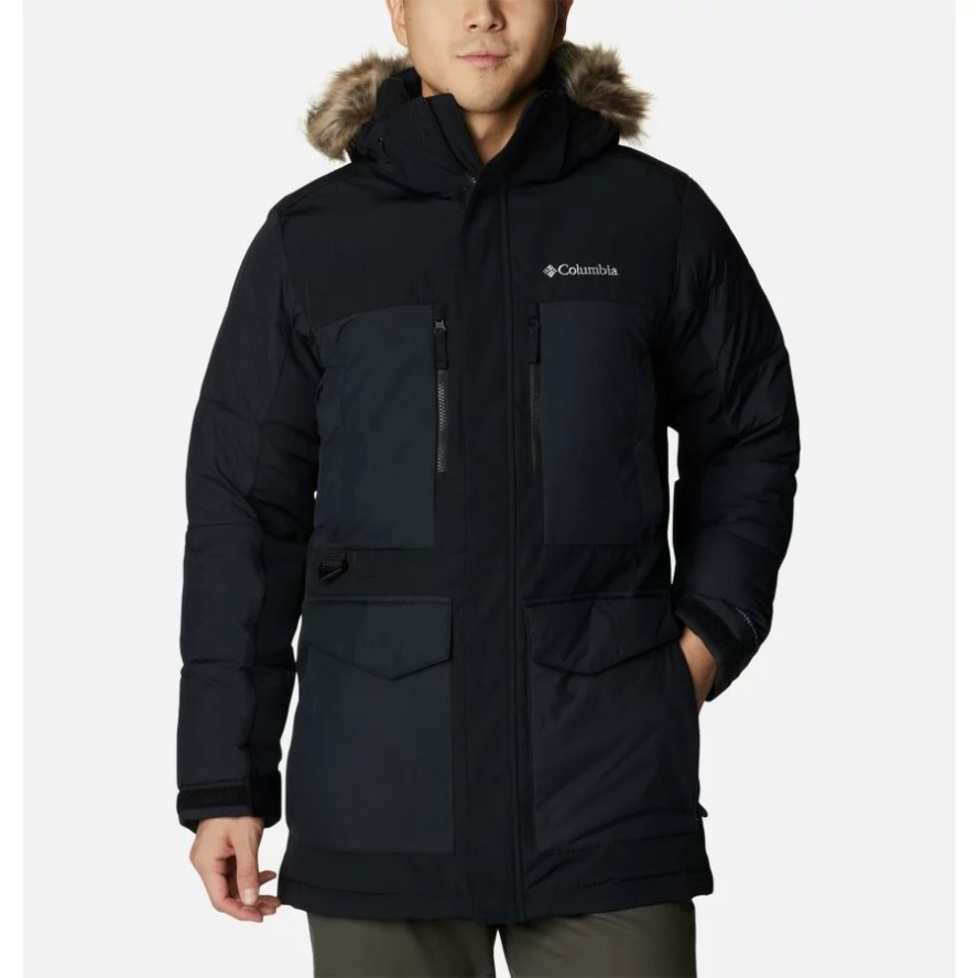 Men's Marquam Peak Fusion Omni-Heat Infinity Insulated Parka Black Columbia Sale