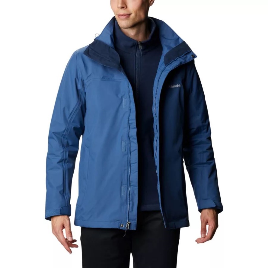 Men's Mission Air 3-In-1 Interchange Jacket Night Tide/Collegiate Navy Columbia Sale