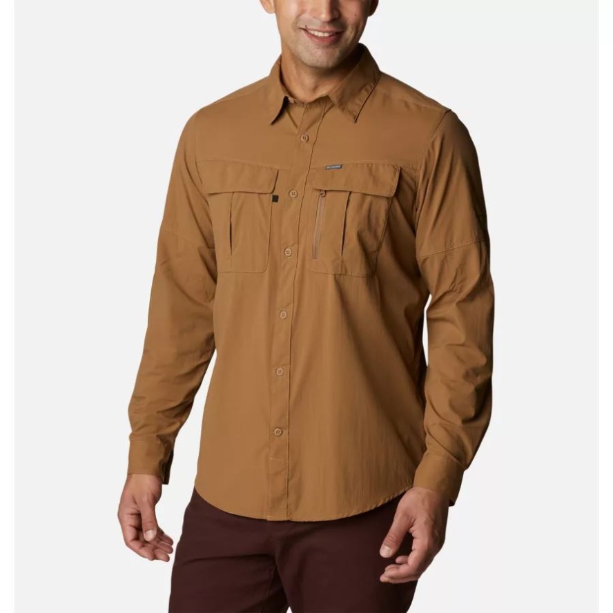 Men's Newton Ridge II Long Sleeve Shirt Delta Columbia Sale