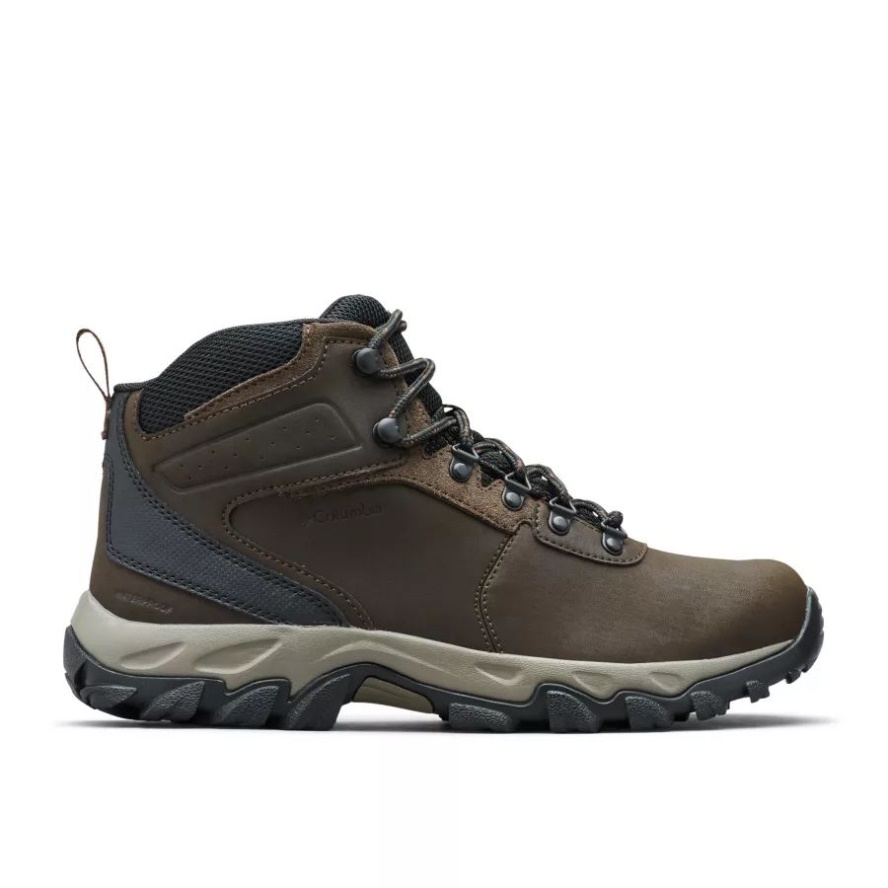 Men's Newton Ridge Plus II Waterproof Hiking Boot Columbia Sale Cordovan/Squash