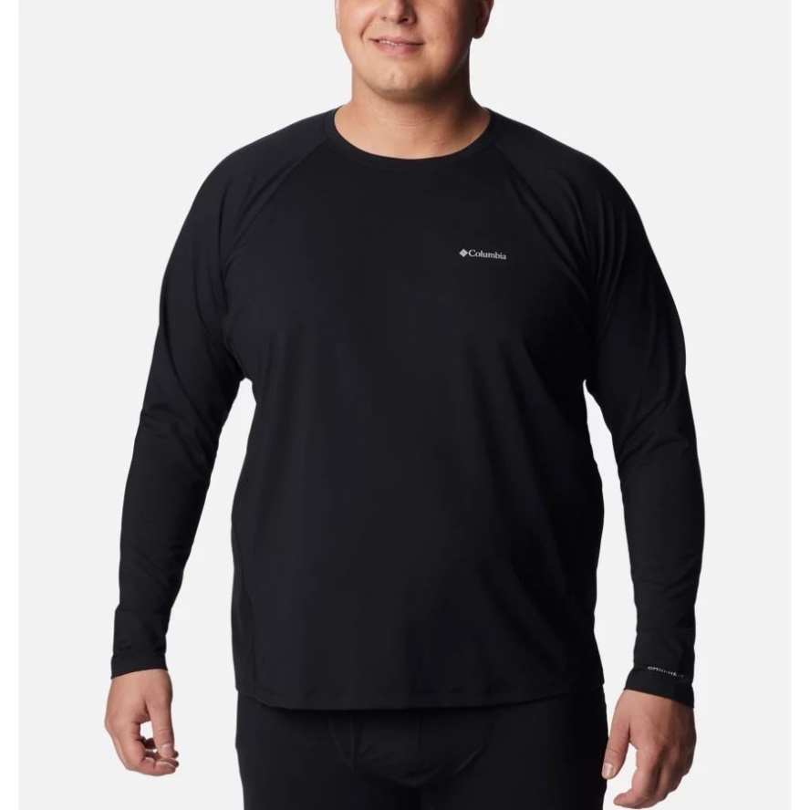 Men's Omni-Heat Midweight Baselayer Crew Big Black Columbia Sale
