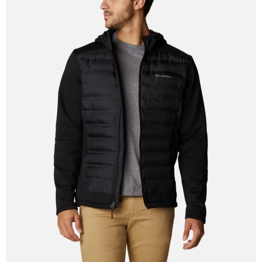 Men's Out-Shield Insulated Full Zip Hoodie Columbia Sale Black