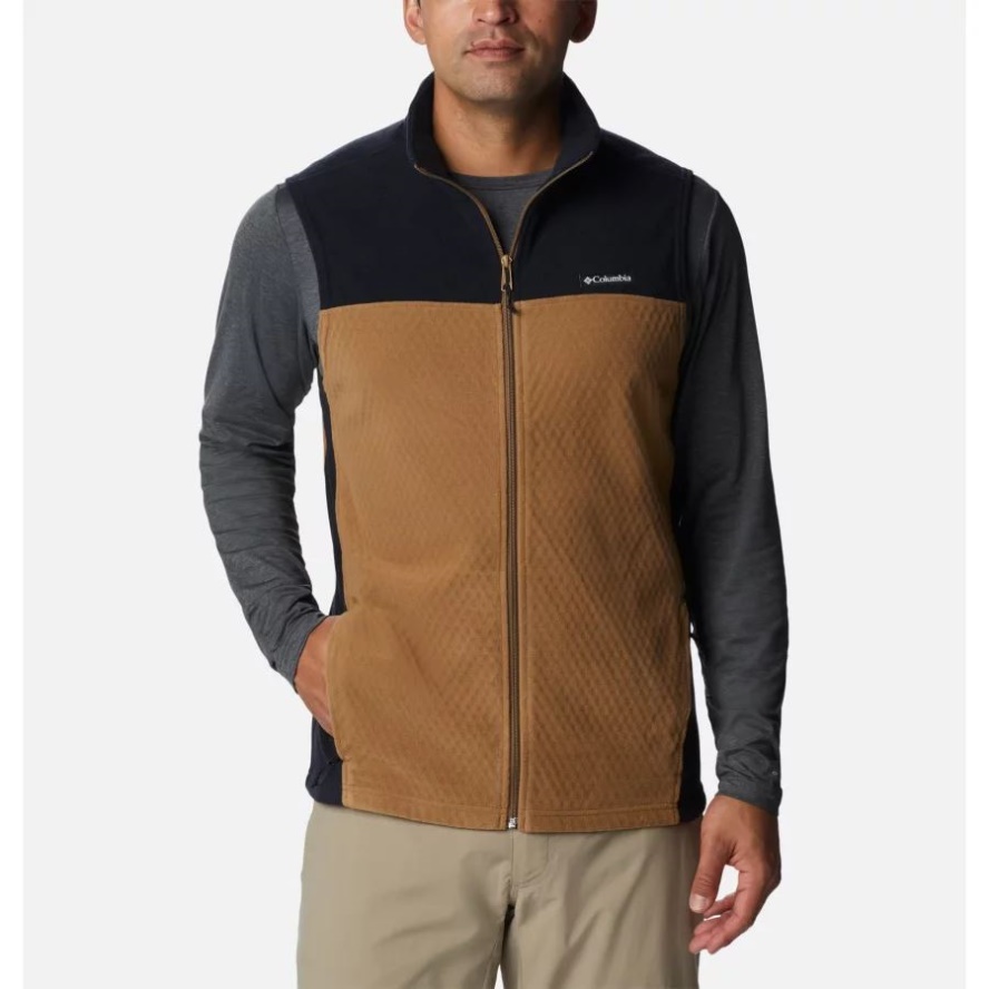Men's Overlook Trail Vest Columbia Sale Delta/Black