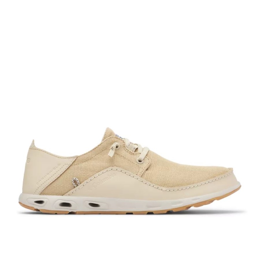 Men's PFG Bahama Vent Loco Relaxed III Shoe Wide Oatmeal/Whale Columbia Sale