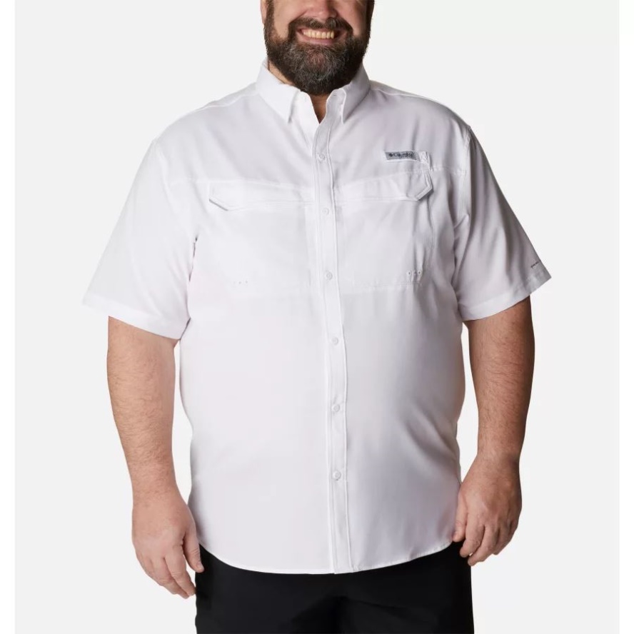 Men's PFG Low Drag Offshore Short Sleeve Shirt Big White Columbia Sale