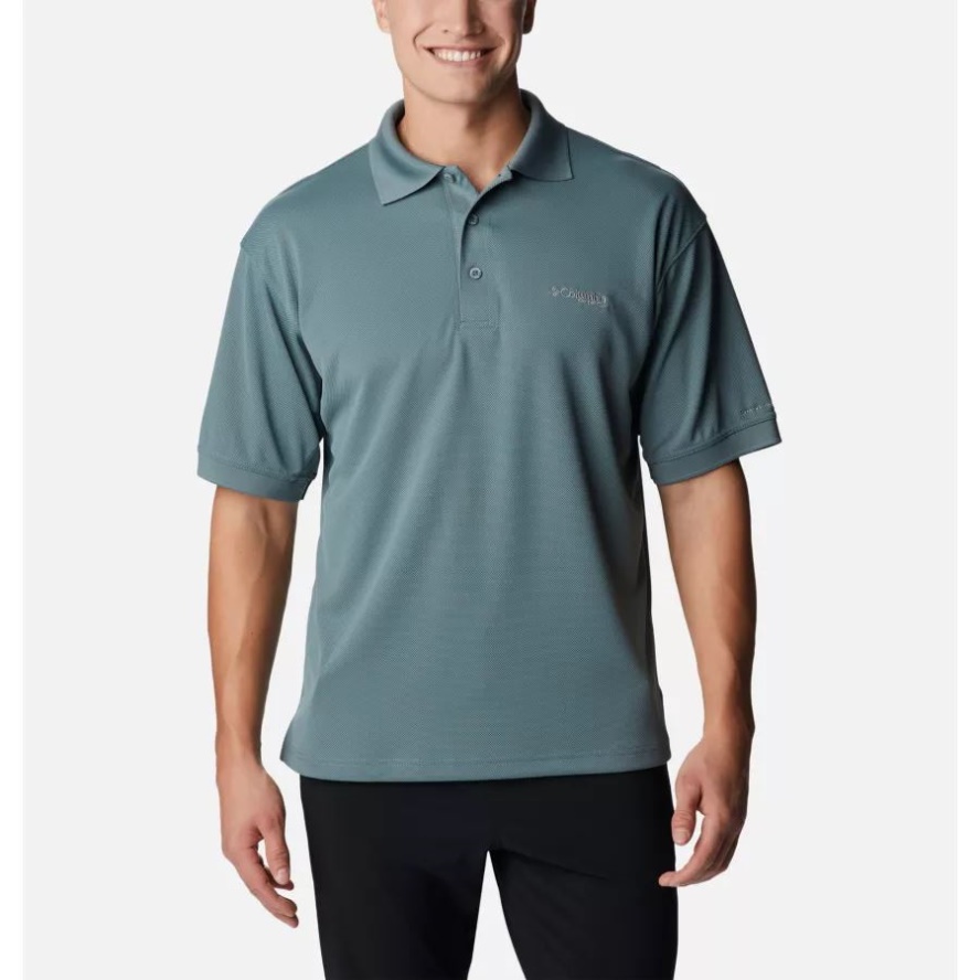 Men's PFG Perfect Cast Polo Columbia Sale Metal