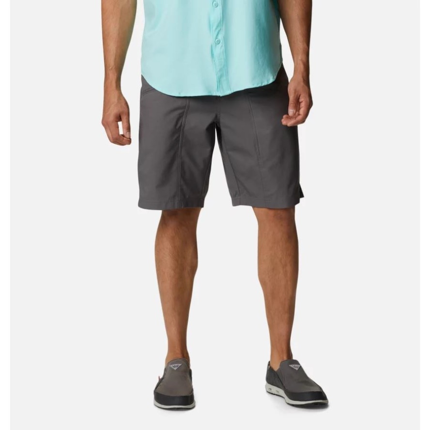 Men's PFG Skiff Guide Shorts City Grey Columbia Sale