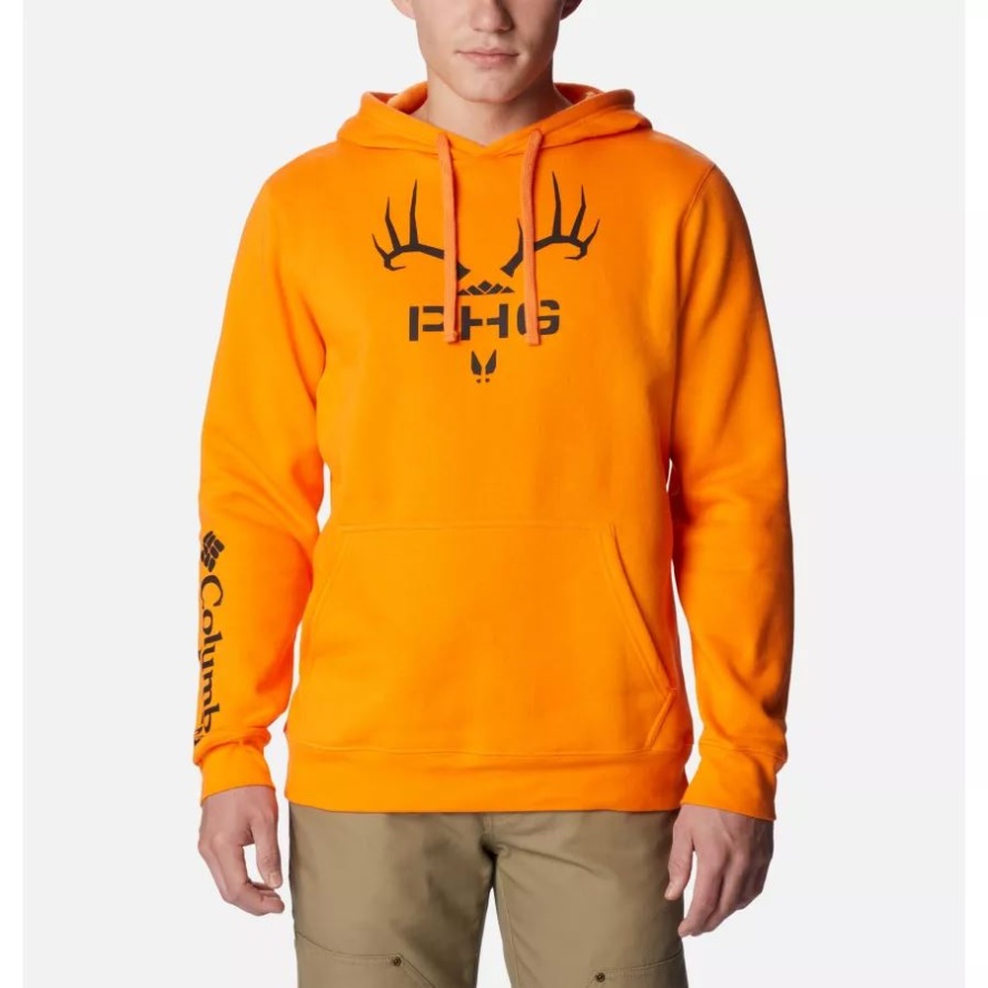 Men's PHG Heritage Hoodie Columbia Sale PHG Orange/Black Rack 'Em