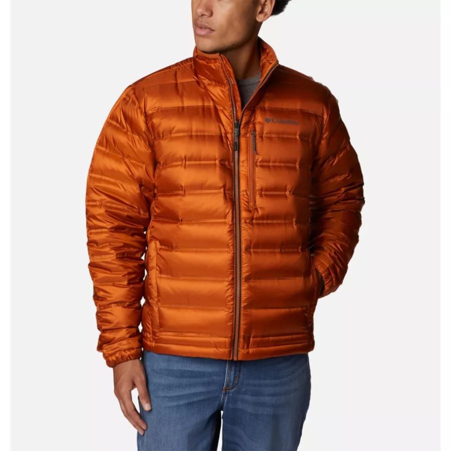 Men's Pebble Peak Down Jacket Warm Copper Columbia Sale