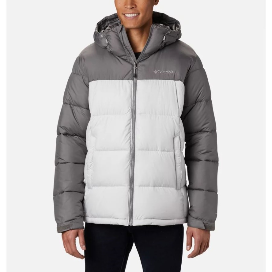 Men's Pike Lake Hooded Jacket Nimbus Grey/City Grey Columbia Sale