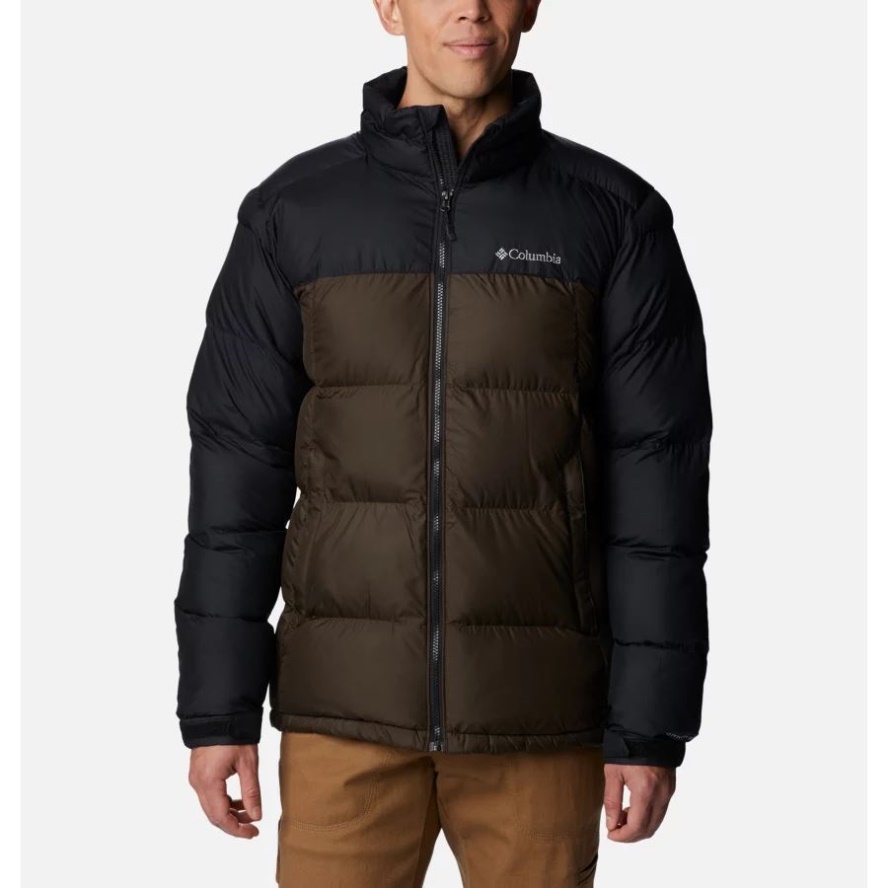 Men's Pike Lake Puffer Jacket Cordovan/Black Columbia Sale