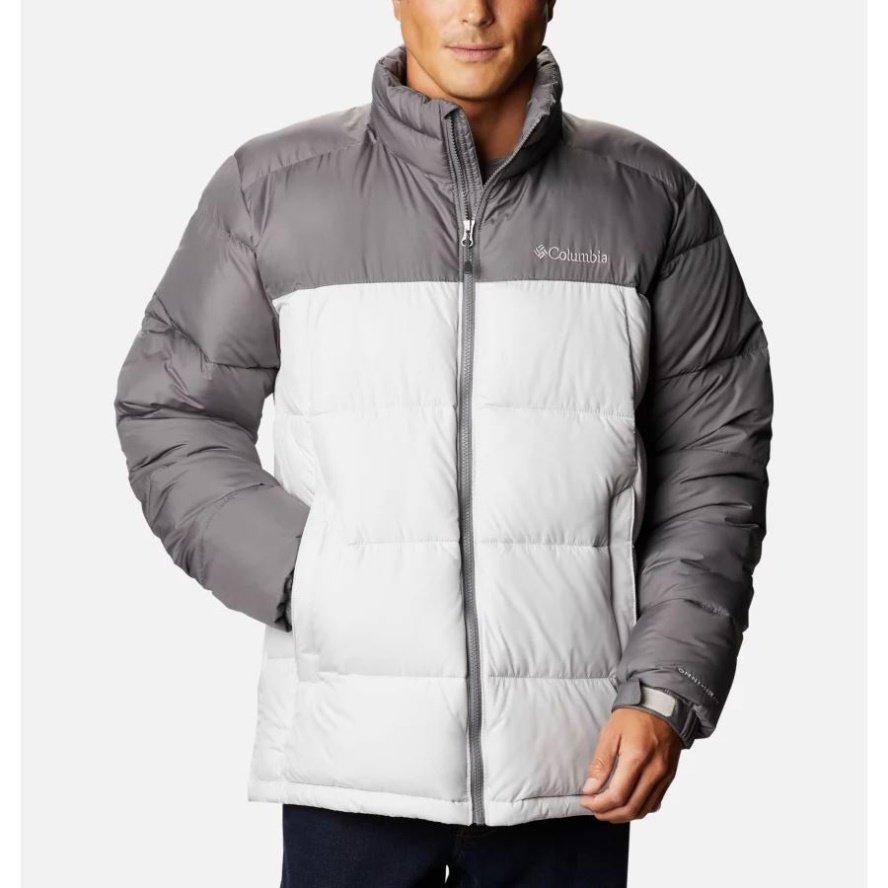 Men's Pike Lake Puffer Jacket Nimbus Grey/City Grey Columbia Sale