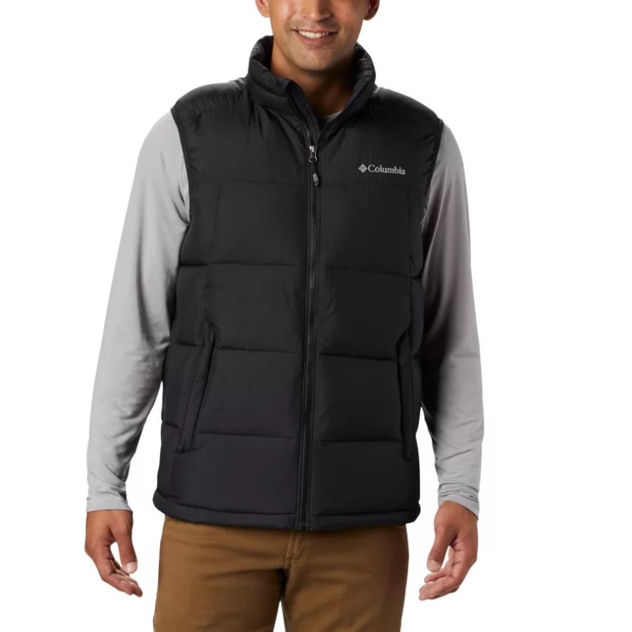 Men's Pike Lake Vest Black Columbia Sale