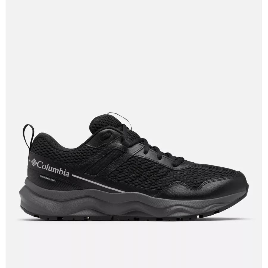 Men's Plateau Waterproof Shoe Columbia Sale Black/Steam
