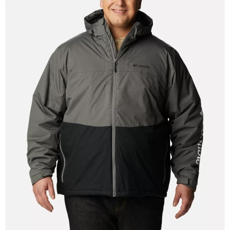 Men's Point Park Insulated Jacket Big City Grey/Black Columbia Sale